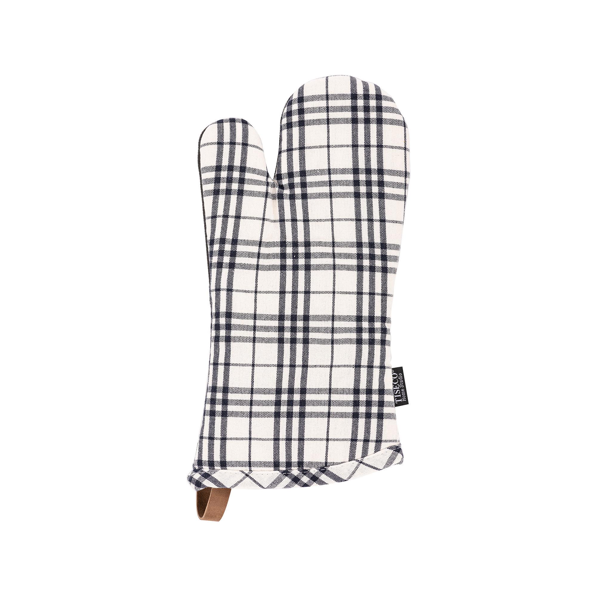 Tiseco Gant de cuisine, 2 pièces SHERLOCK Checker 