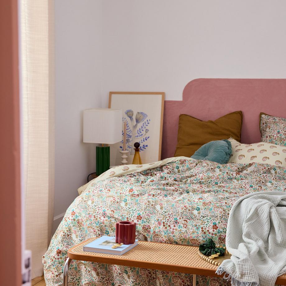 Olivier Desforges Foliedou Housse de couette à motif floral  