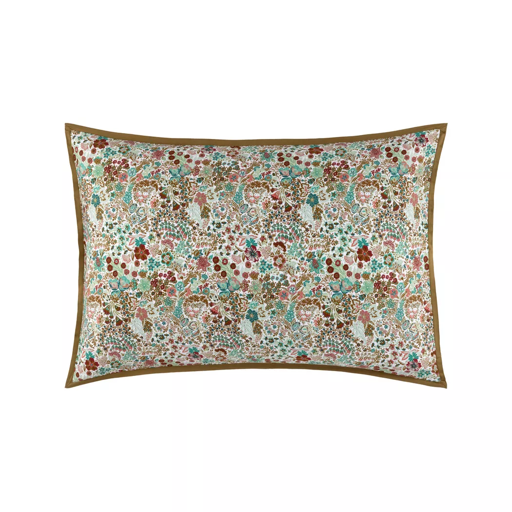Olivier Desforges - Kissenbezug, Foliedou Blumenmuster Kissenbezug, 65 x 65 cm, Multicolor