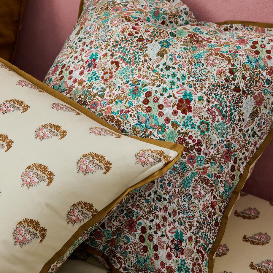 Olivier Desforges Foliedou Taie d'oreiller à motif floral  