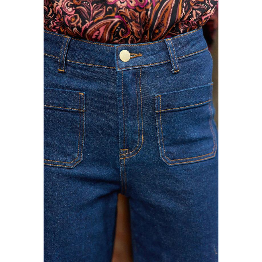 La Petite Etoile Flared High Waist Jeans  