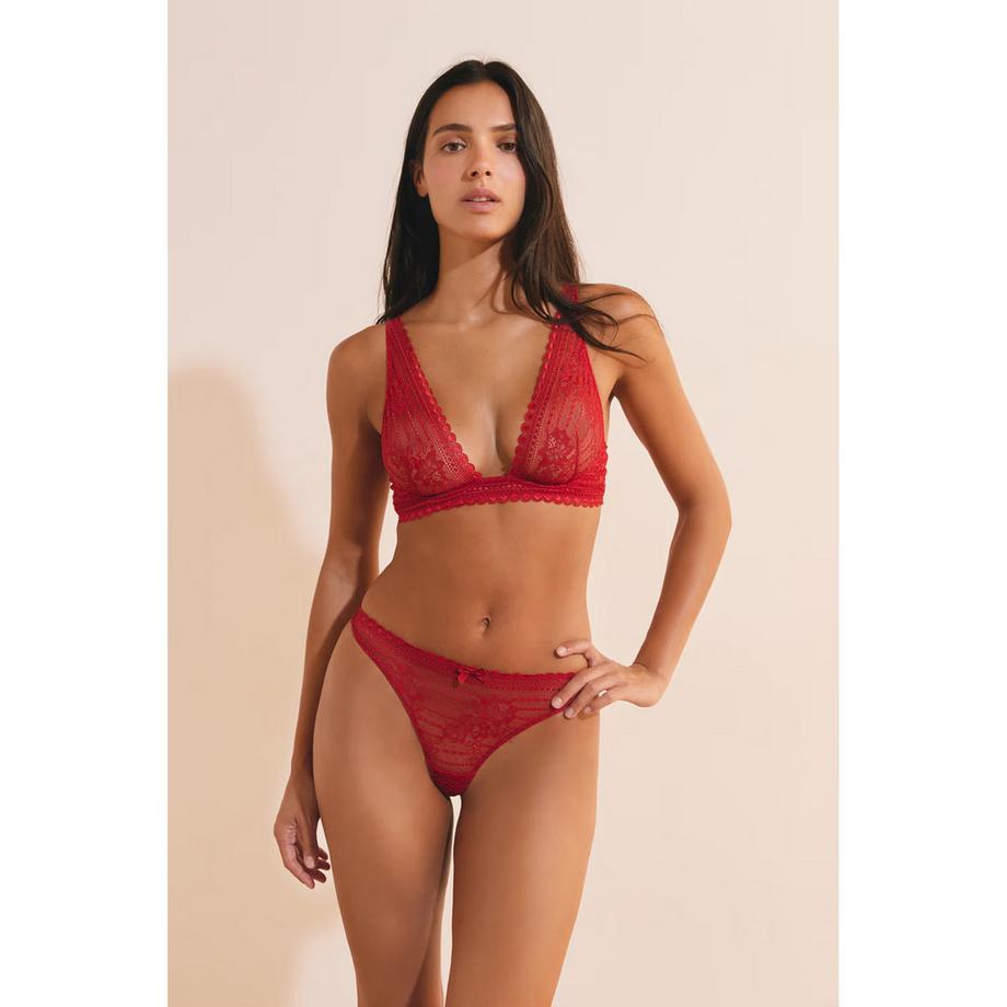 Etam Panama Tanga en dentelle  