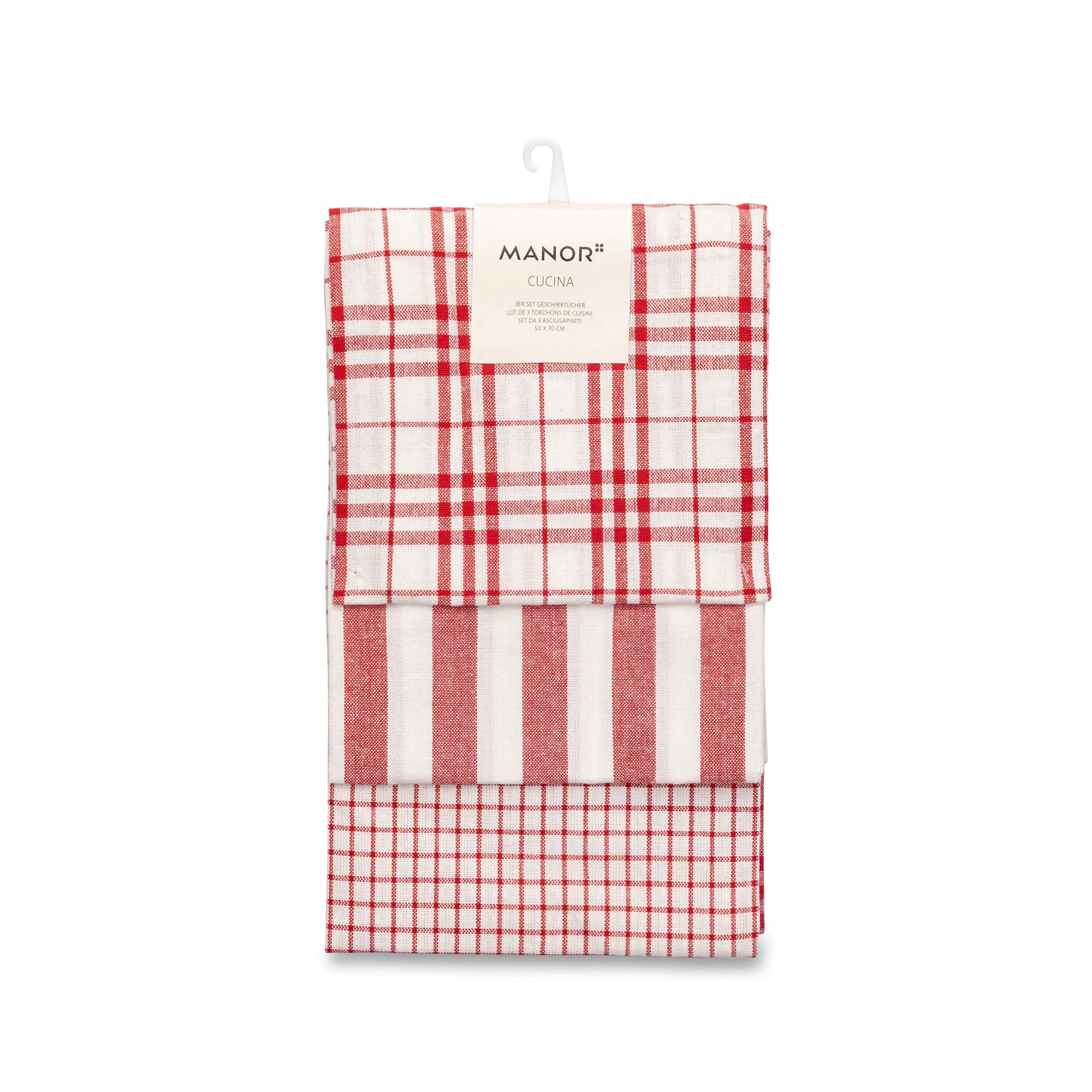 Manor Lot de 3 torchons Cucina 