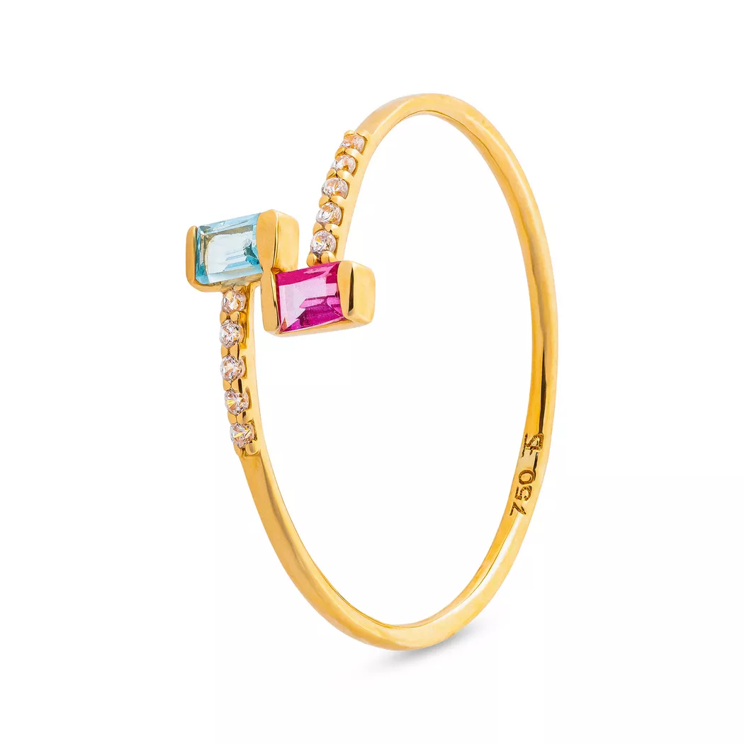 L' Atelier Gold 18 Karat by Manor - Ring, 52, Gelbgold 9