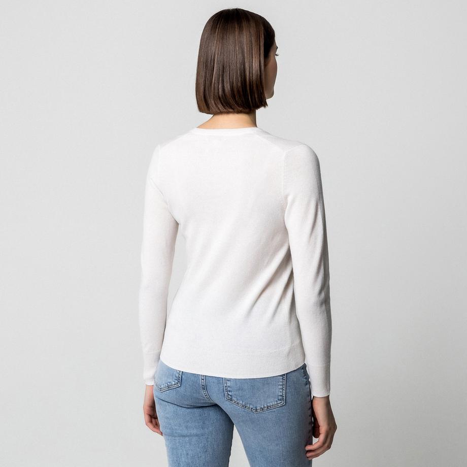 Manor Woman Cardigan Cachemire Coupe Droite  