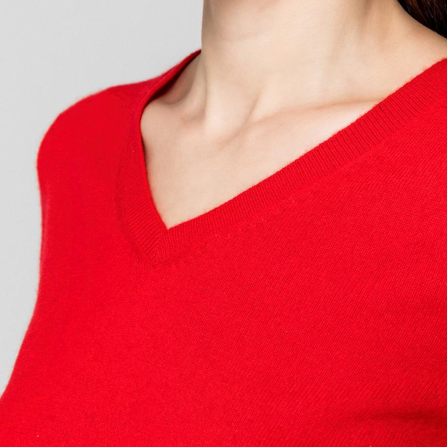 Manor Woman Maglione Cashmere Scollo a V  