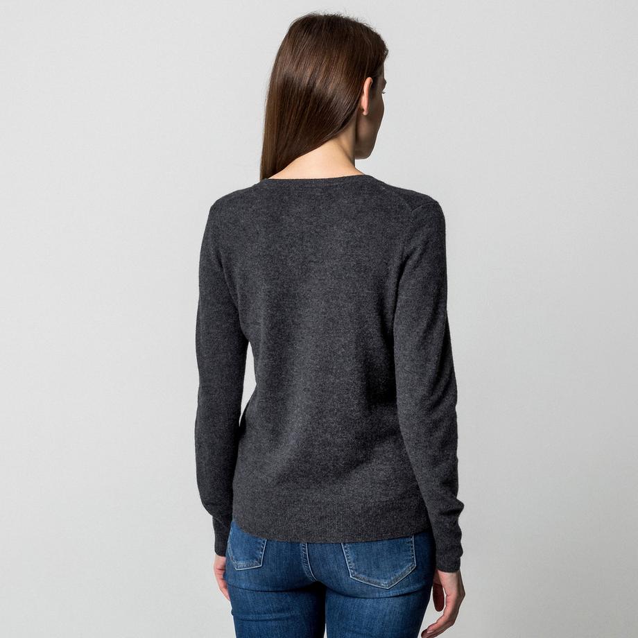 Manor Woman Cashmere V-Ausschnitt Pullover  