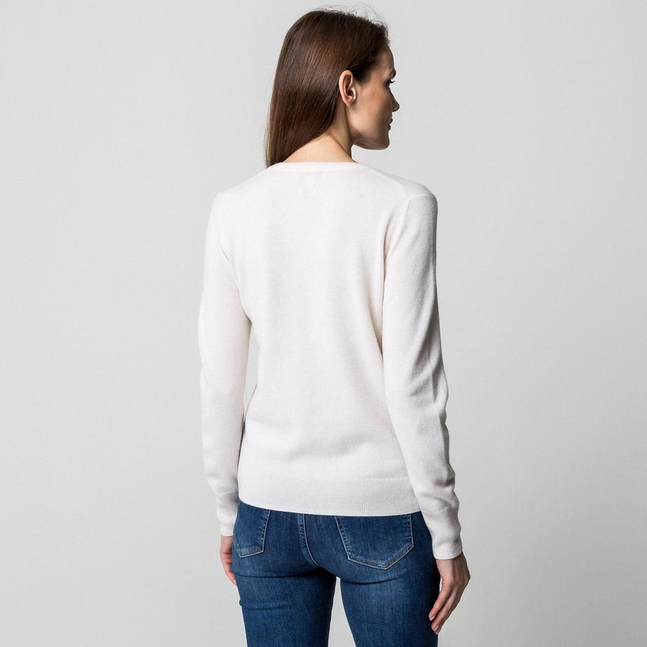 Manor Woman Maglione Cashmere Scollo a V  