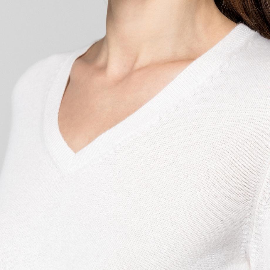 Manor Woman Maglione Cashmere Scollo a V  