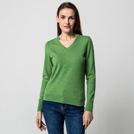 Manor Woman Maglione Cashmere Scollo a V  