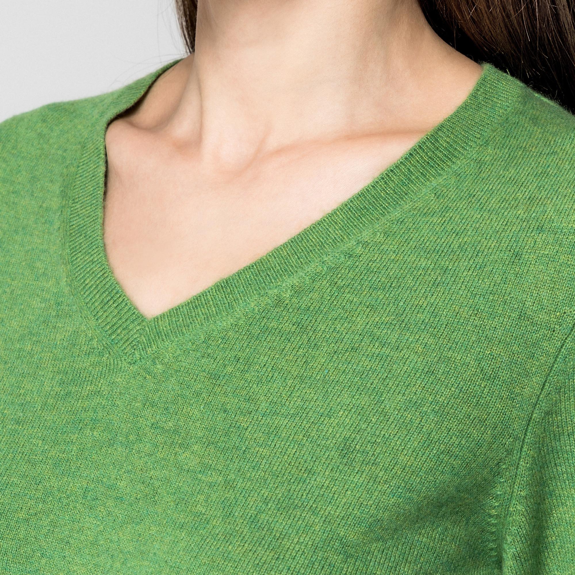 Manor Woman Maglione Cashmere Scollo a V  