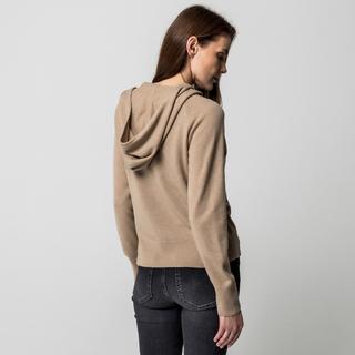 Manor Woman Cardigan in maglia con cappuccio  