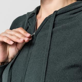 Manor Woman Gilet en tricot avec capuche  