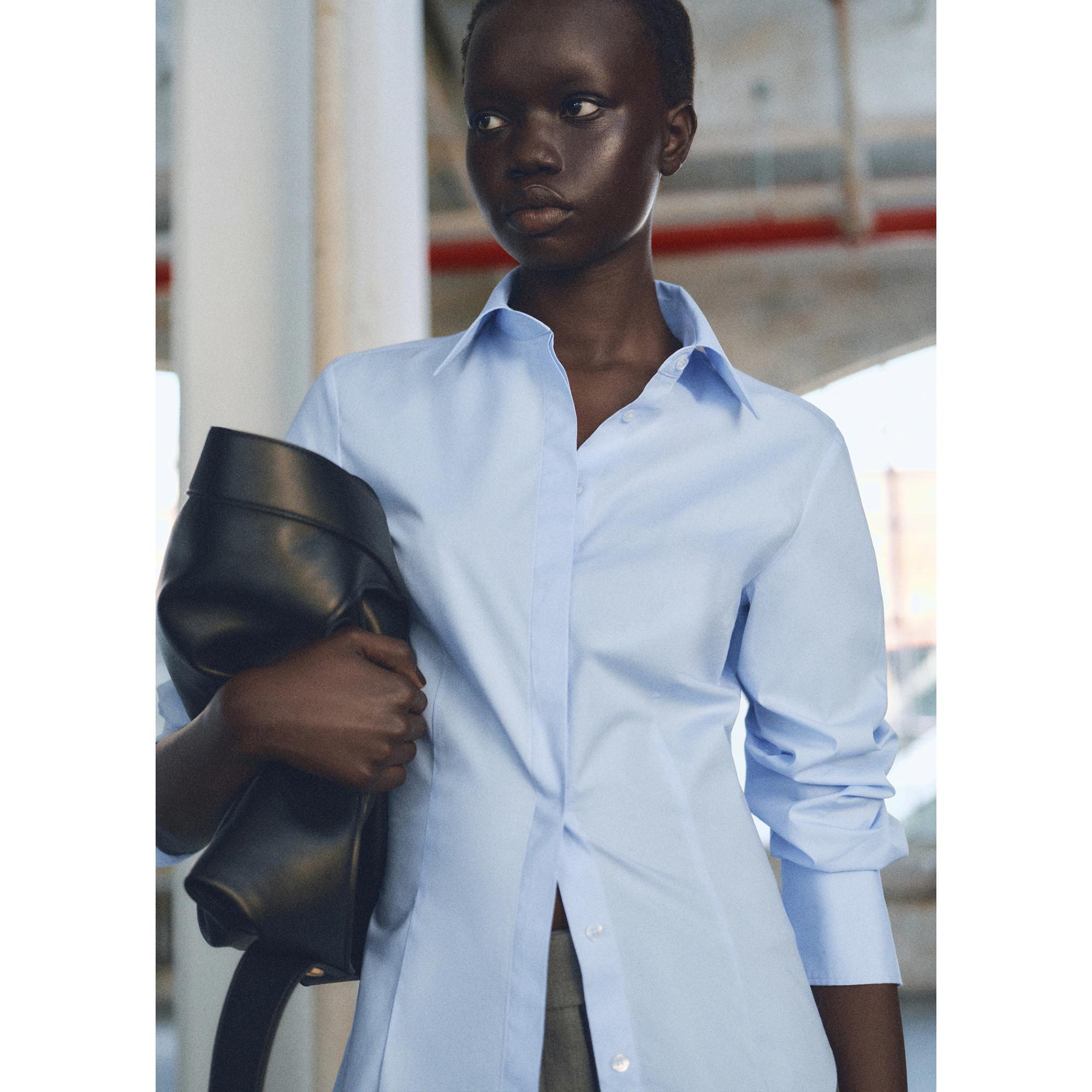 MANGO SOFIA Slim Fit Langarmbluse  