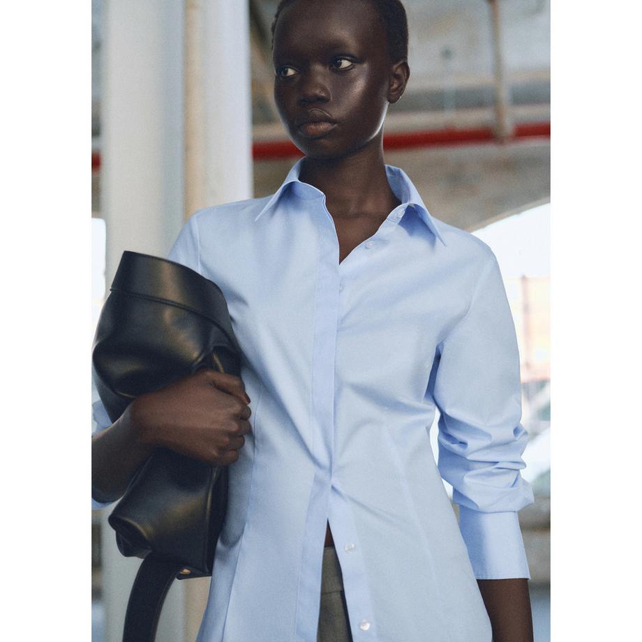 MANGO SOFIA Slim Fit Langarmbluse  