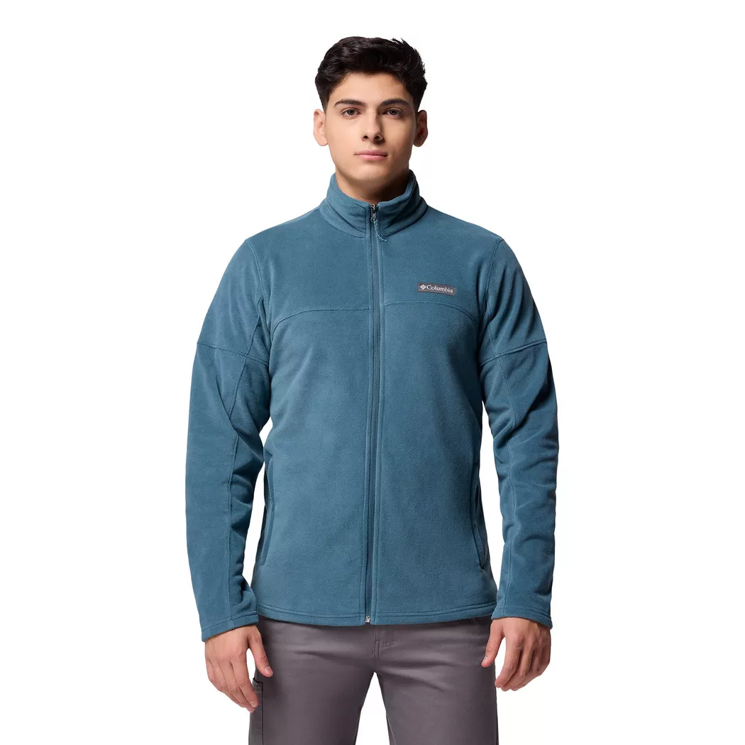 Columbia - Fleecejacke ohne Kapuze, Basin Trail, XL, Petroleumblau