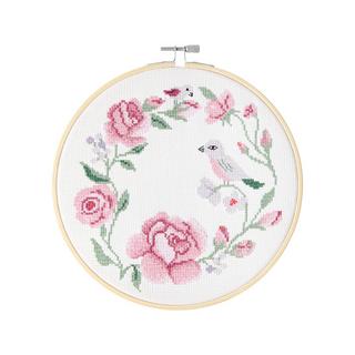 RICO-Design Kit di ricamo Corona di rose 