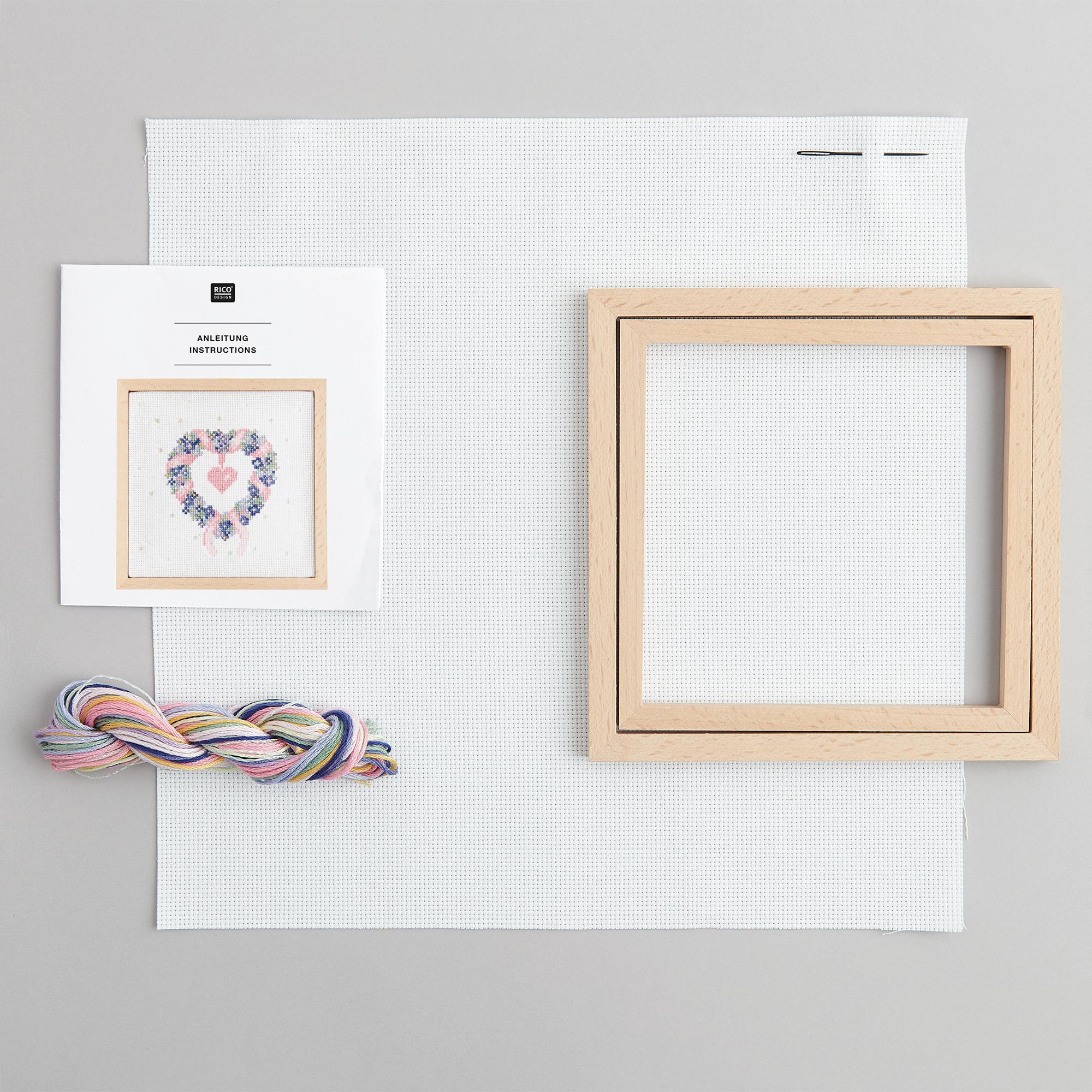 RICO-Design Kit di ricamo Coronet 