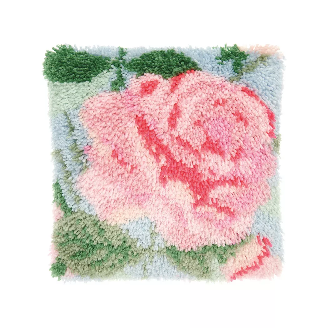 RICO-Design - Knüpfkissen, 40 x 40 cm, Multicolor