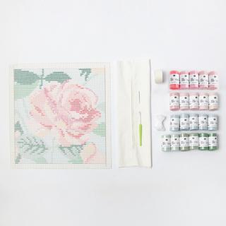 RICO-Design Knüpfkissen Rose 