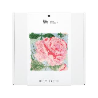 RICO-Design Knüpfkissen Rose 