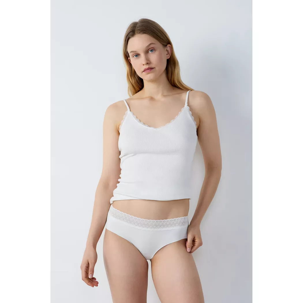 Etam - Shorty, für Damen, Weiss, Größe L