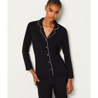 Etam Camicia Maniche Lunghe con Profili a Contrasto  