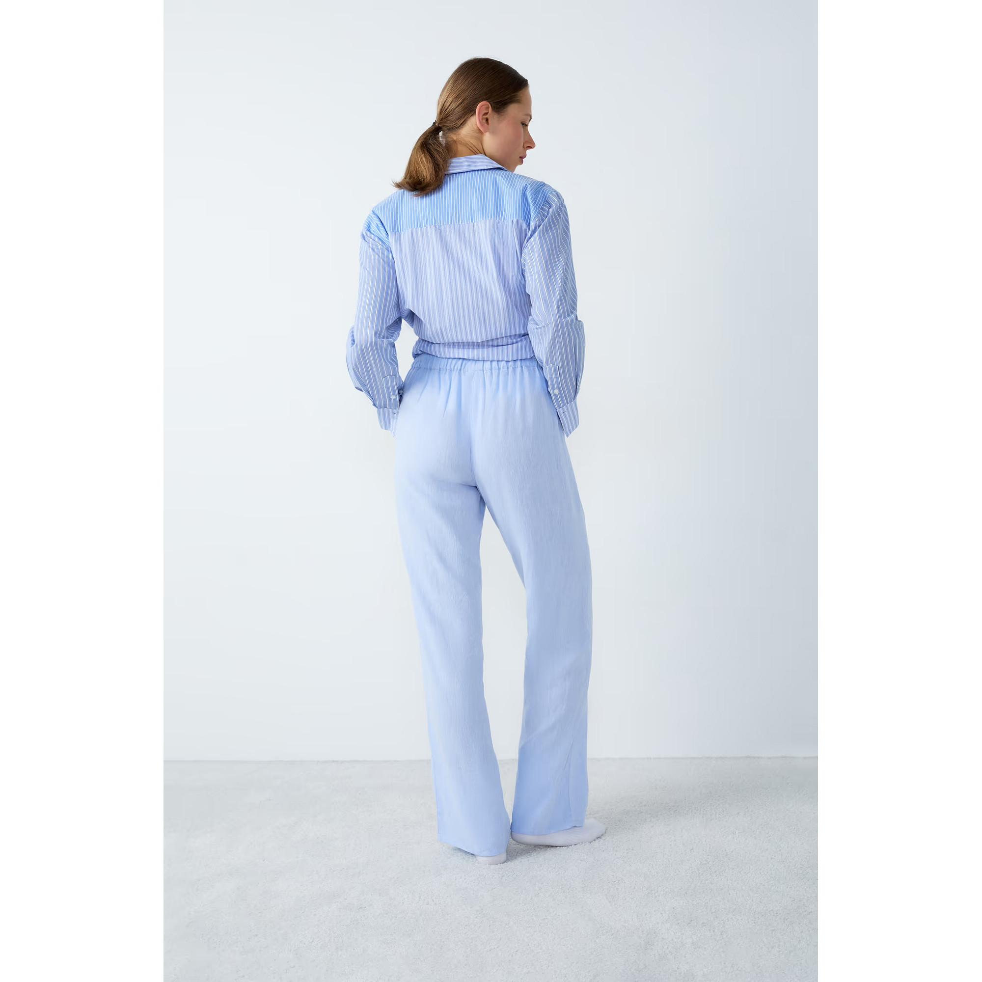 Etam Pantaloni pigiama dritti in lino  