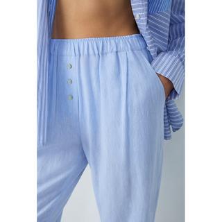Etam Pantaloni pigiama dritti in lino  