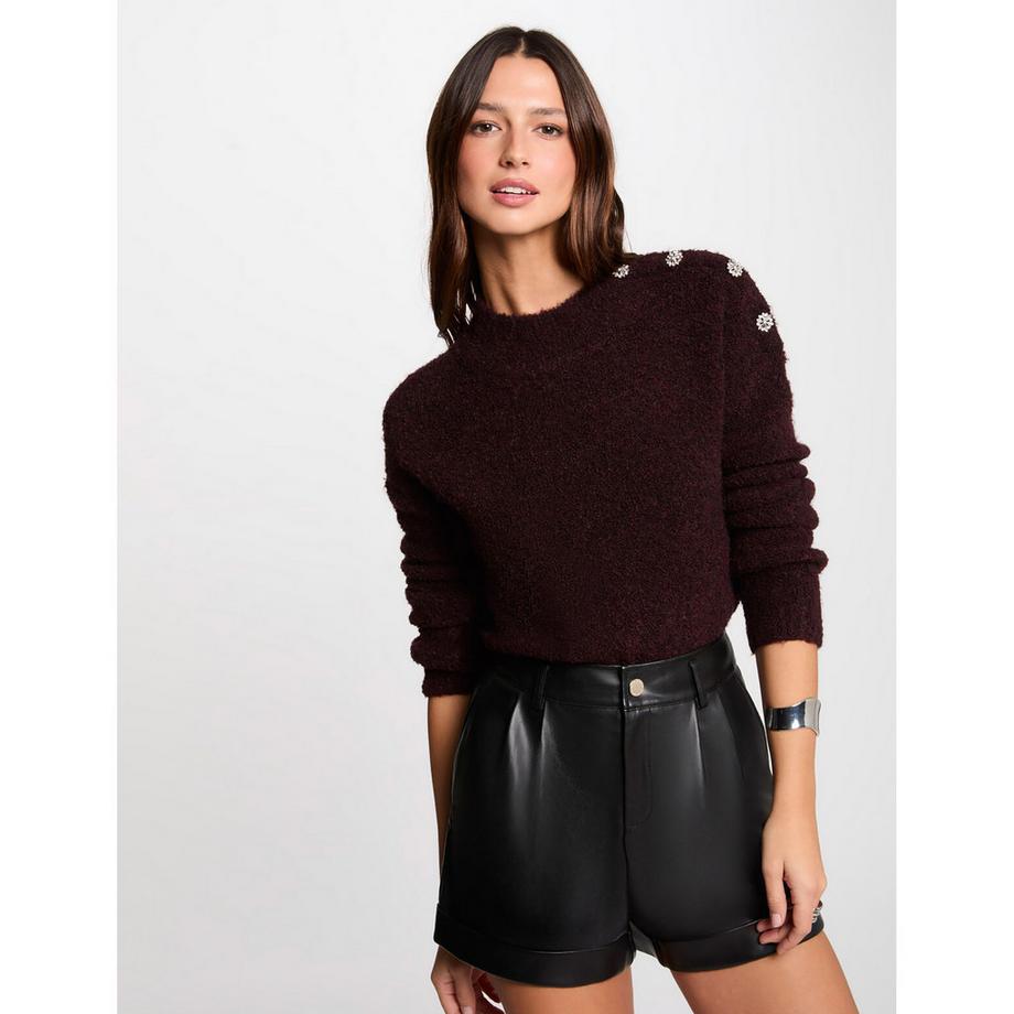 MORGAN Maglione Collo Alto Vestibilità Dritta  