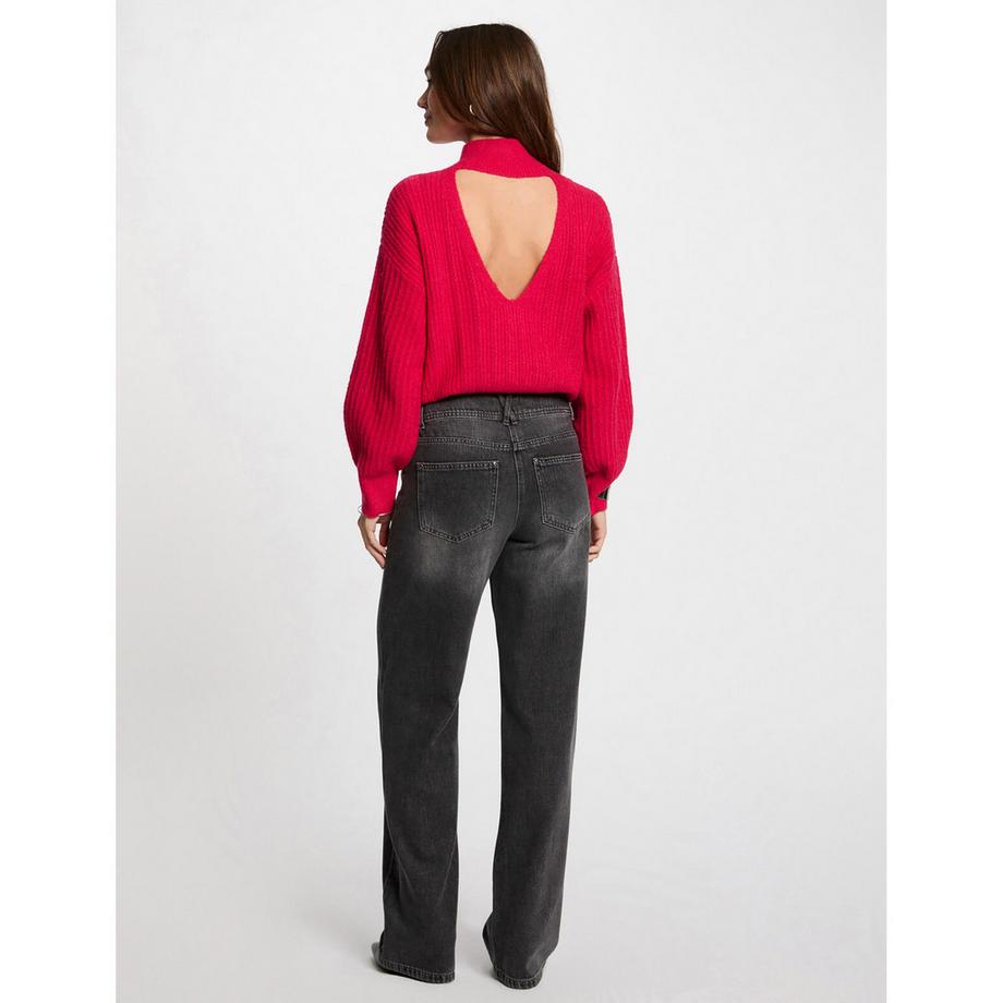 MORGAN Pullover Stehkragen Langarm Body Fit  