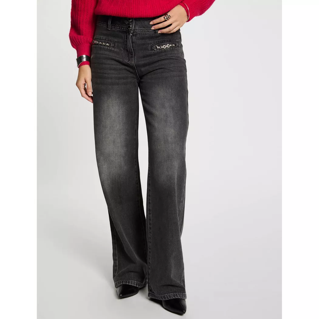 Morgan - Jeans, für Damen, Mediumgrau, Größe 42
