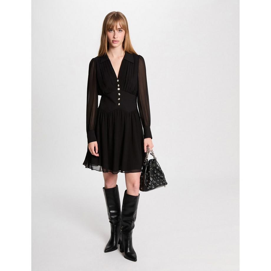 MORGAN Mini Abito Collo Revers  