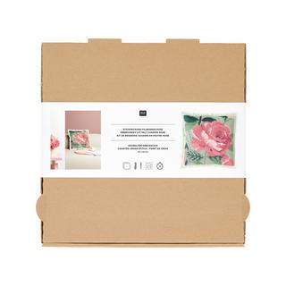 RICO-Design Cuscino in feltro per ricamo, rosa 