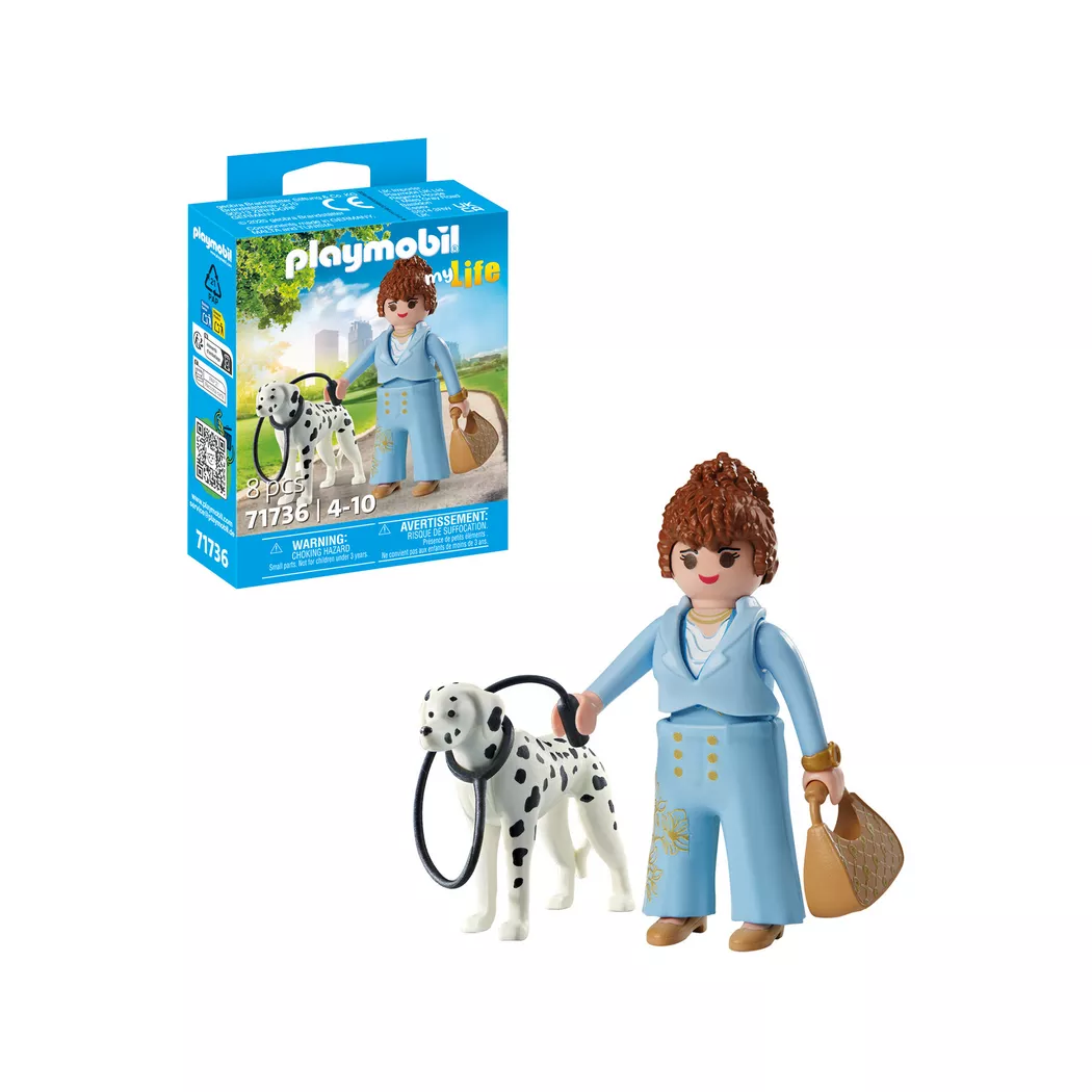 Playmobil - 71736 Managerin mit Dalmatiner, Multicolor