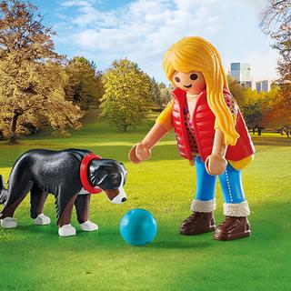 Playmobil  71738 Frau mit Sennenhund 