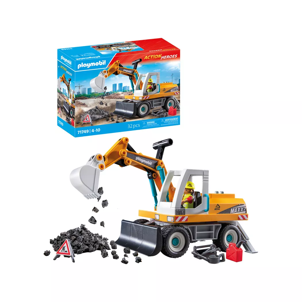 Playmobil - 71749 Grosser Bagger, Multicolor