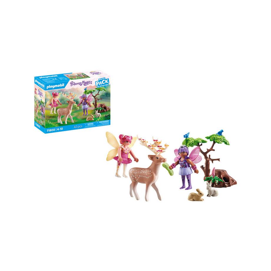 71800 Duo de fées avec animaux