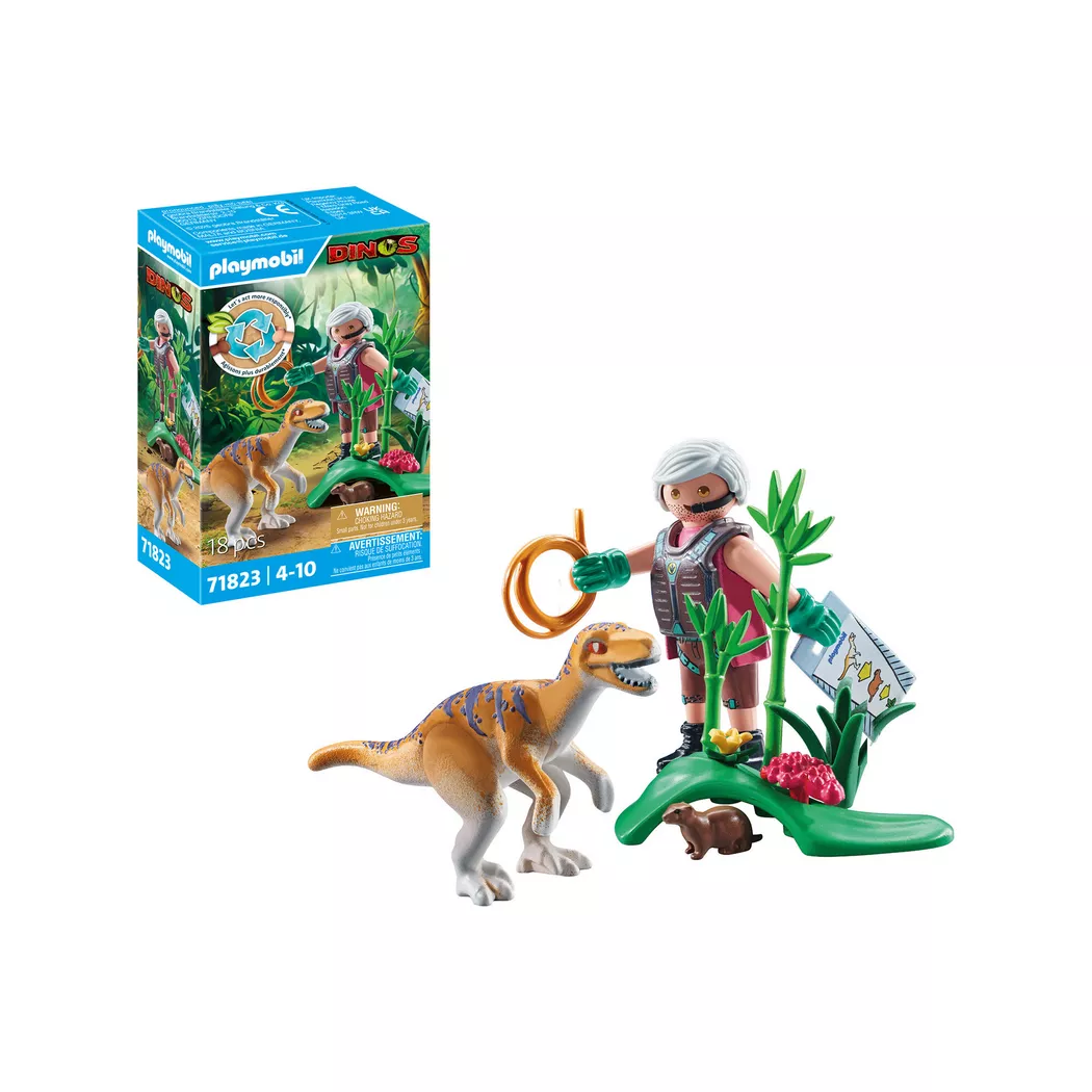 Playmobil 71823 Velociraptor Toy Figure Multicolor