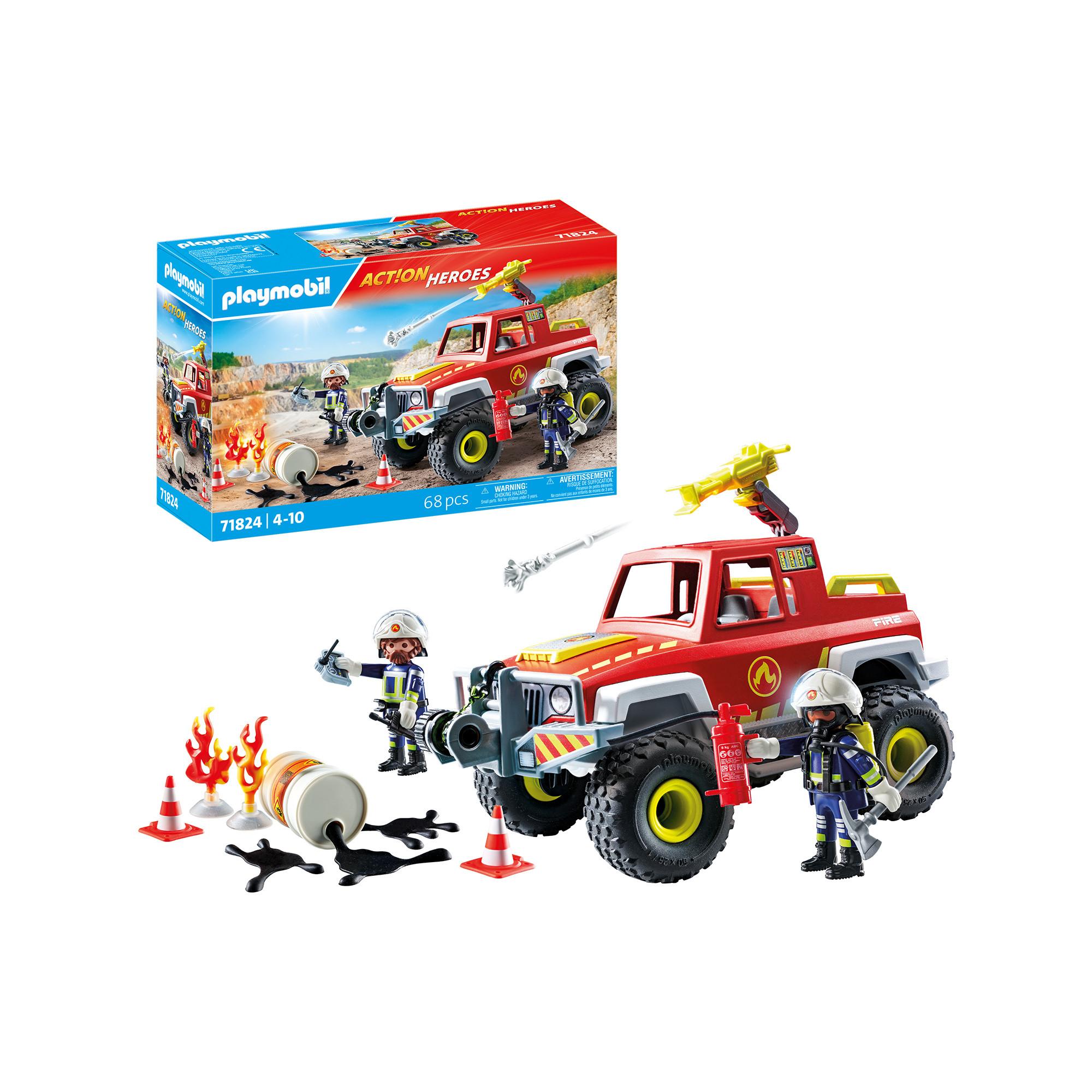 Playmobil  71824 Pick-up dei pompieri 