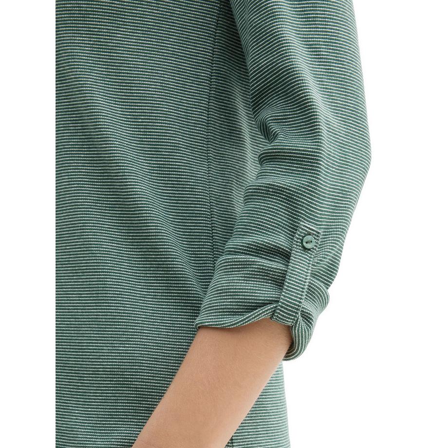 TOM TAILOR Dreiviertelarm Henley T-Shirt  
