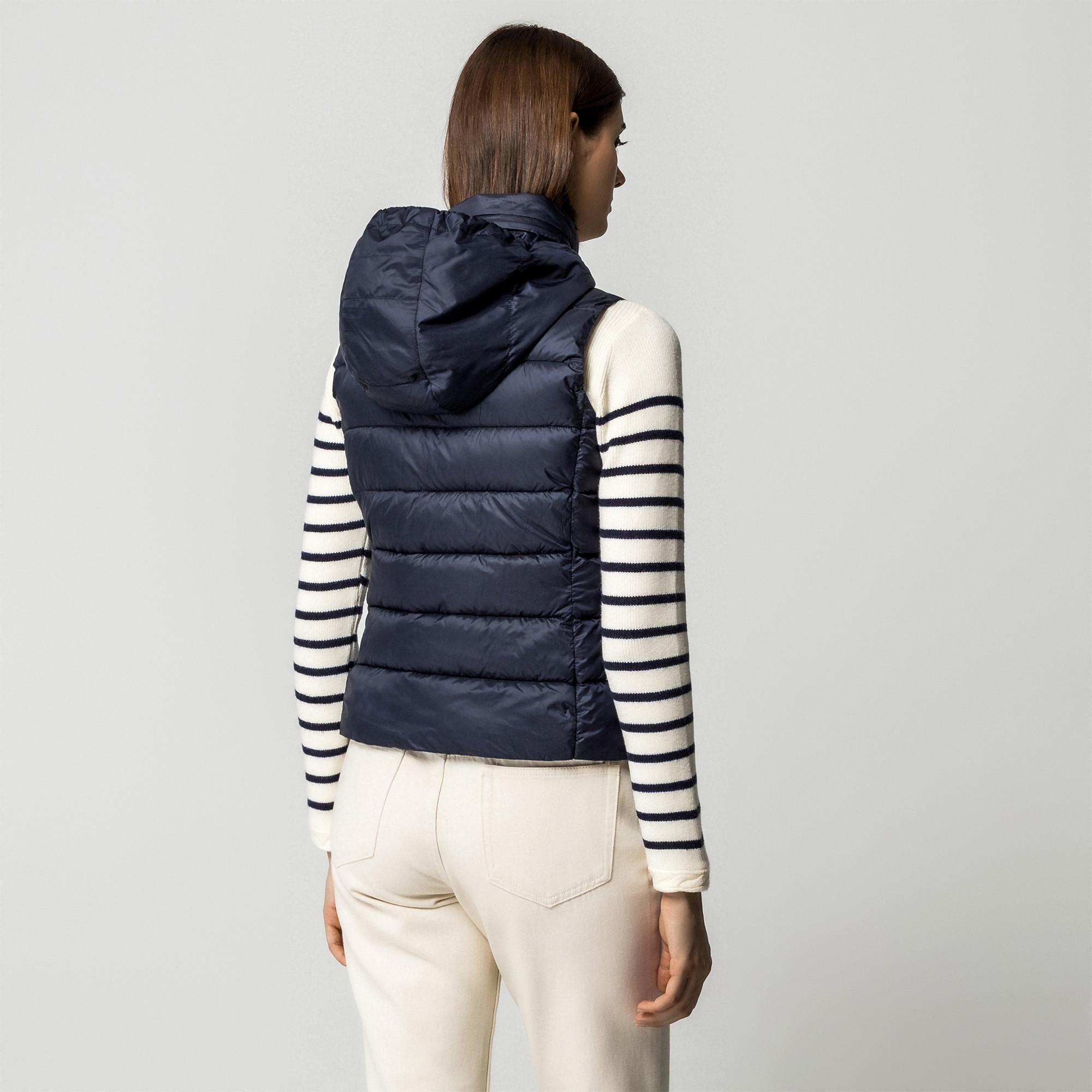 Manor Woman Wattiertes Gilet mit versteckter Kapuze  