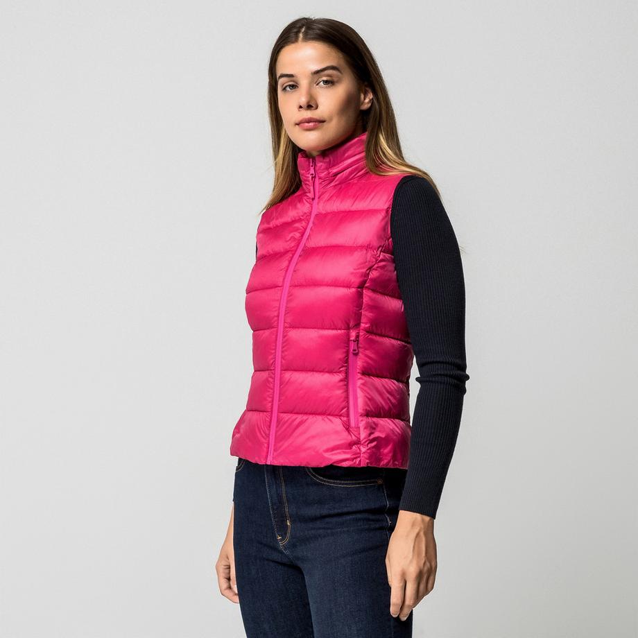 Manor Woman Gilet imbottito con cappuccio nascosto  