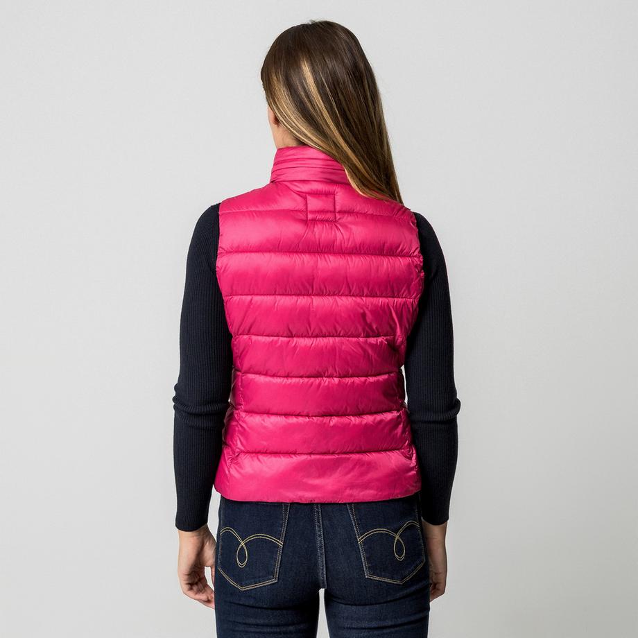 Manor Woman Gilet imbottito con cappuccio nascosto  