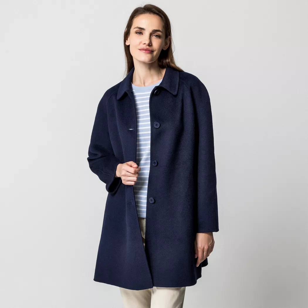 Manor Woman - Mantel, für Damen, Marine, Größe 40