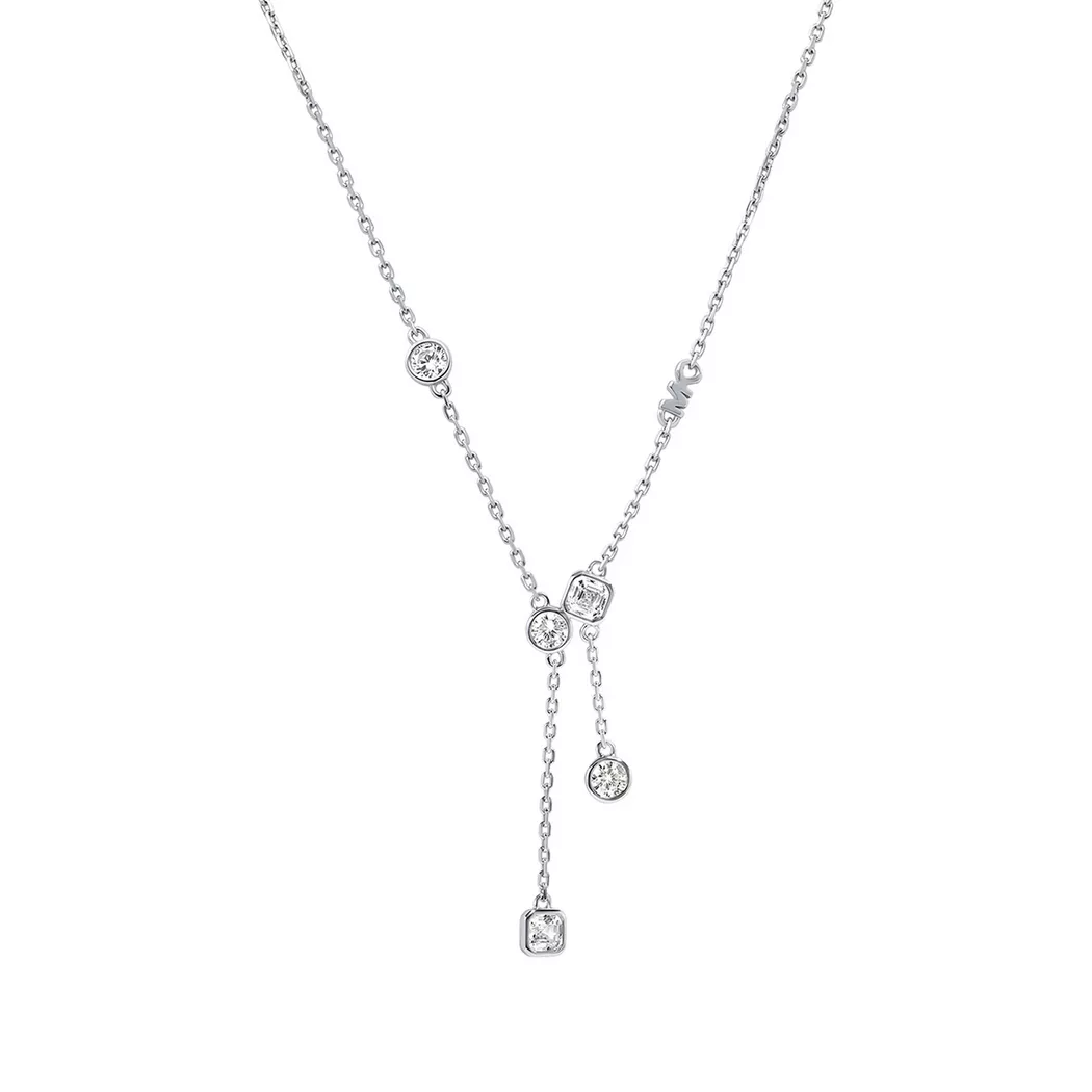 Michael Kors - Halskette, Brilliance, 40.6+5CM, Silber