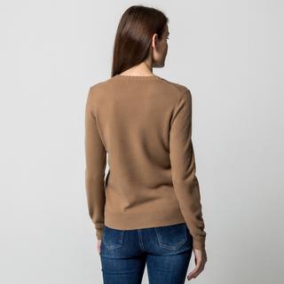 Manor Woman Pull Cachemire Motif Fair Isle  