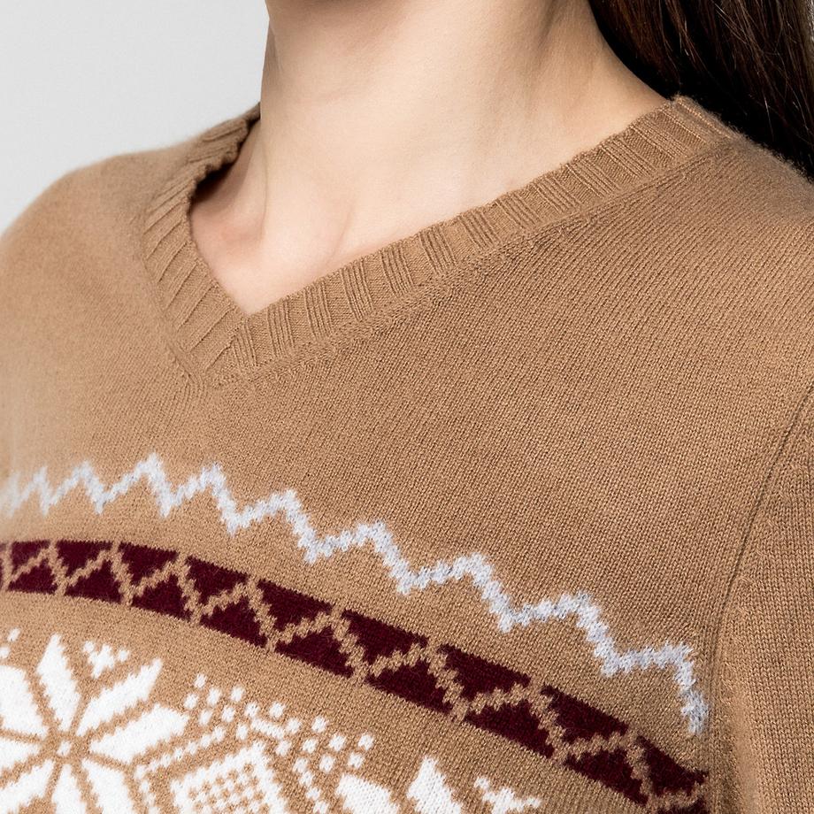 Manor Woman Pullover Cashmere Motivo Fair Isle  
