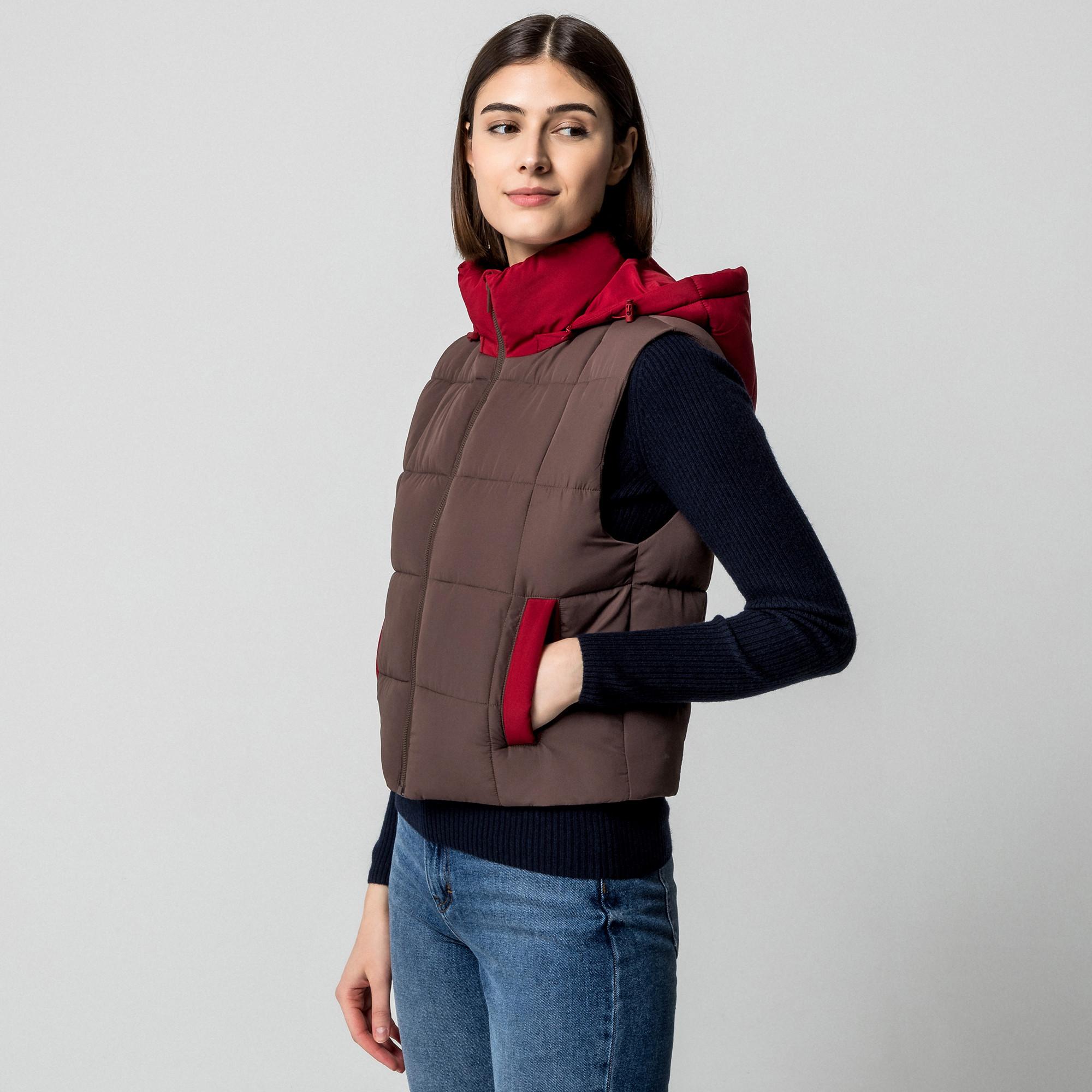 Manor Woman Gilet matelassé à capuche  