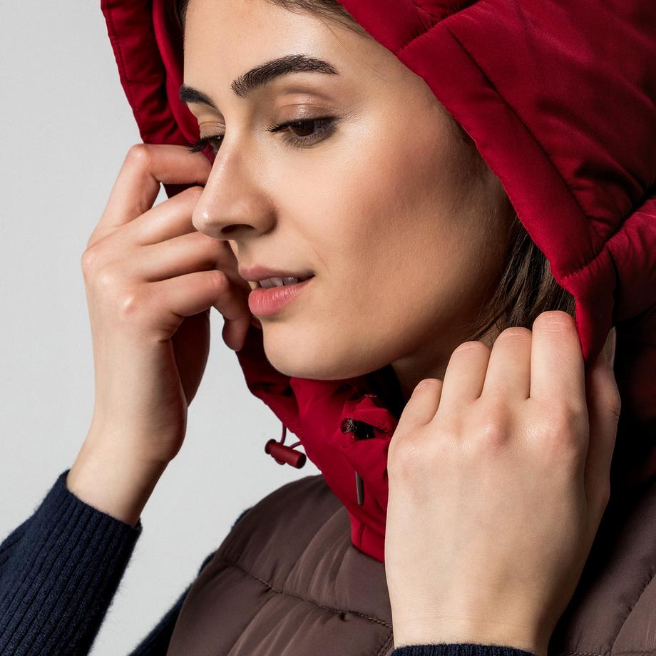 Manor Woman Gilet matelassé à capuche  